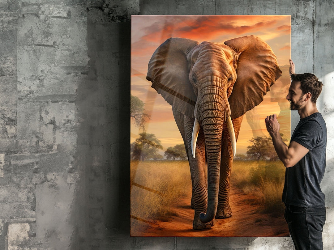 Cute Elephant Wall Art: Perfect decor for animal lovers!