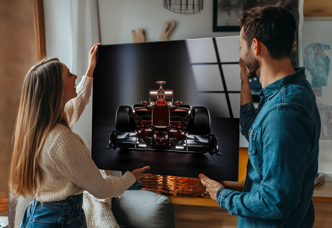 Formula 1 race car wall art for motorsport enthusiasts