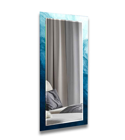 Marble Tempered Glass Wall Mirror