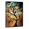 Life of Tree Brown Glass Wall Art large glass photo prints, glass wall photos