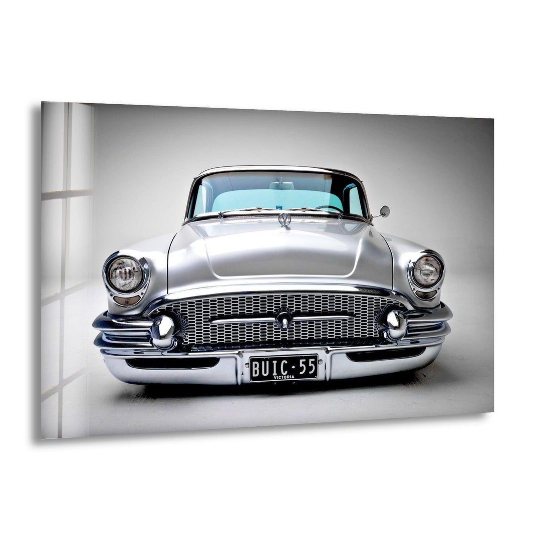 1955 Classic Buick Cool Glass Art & Print on Glass