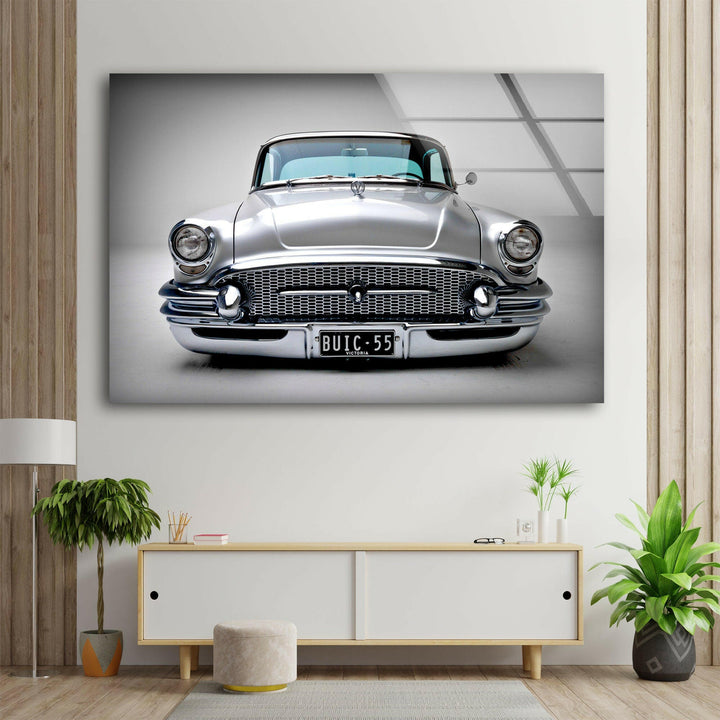 1955 Classic Buick Glass Wall Decor & Cool Artwork