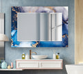 Marble Tempered Glass Wall Mirror