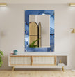 Marble Tempered Glass Wall Mirror