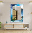 Marble Tempered Glass Wall Mirror