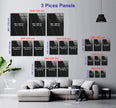 Modern Decorative Abstract Tempered Glass Wall Art
