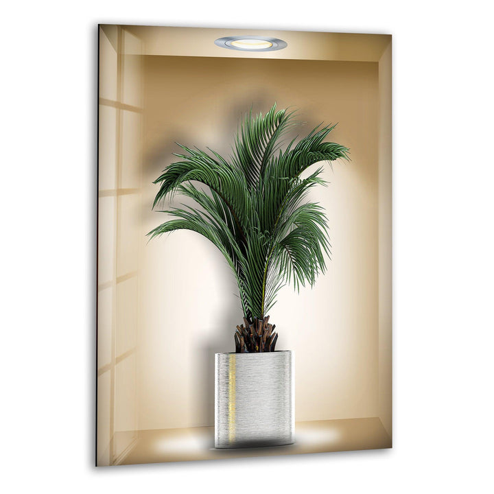 3D Niche Botanical Flower Glass Wall Art, print picture on glass, Tempered Glass Wall Art