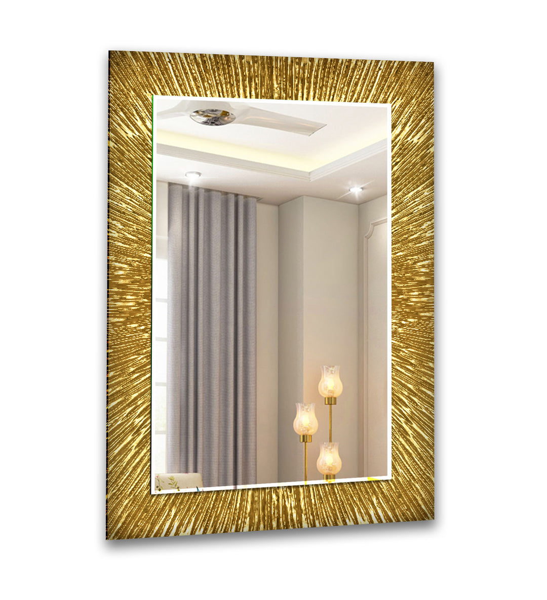 Gold Shiny Wall Mirror wall mirror
