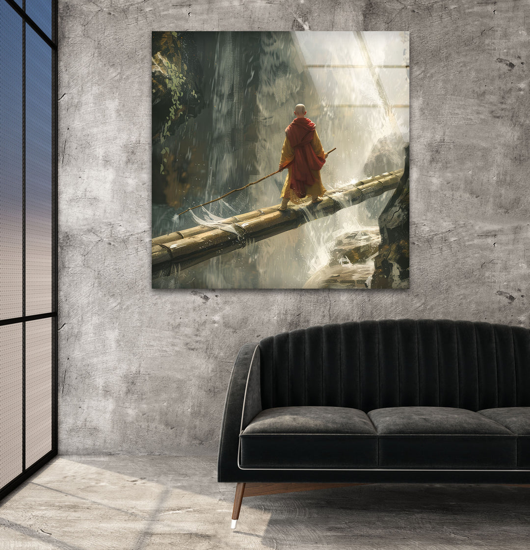 Aang Avatar Glass Wall Art Glass Printing Wall Art, Print photos on glass
