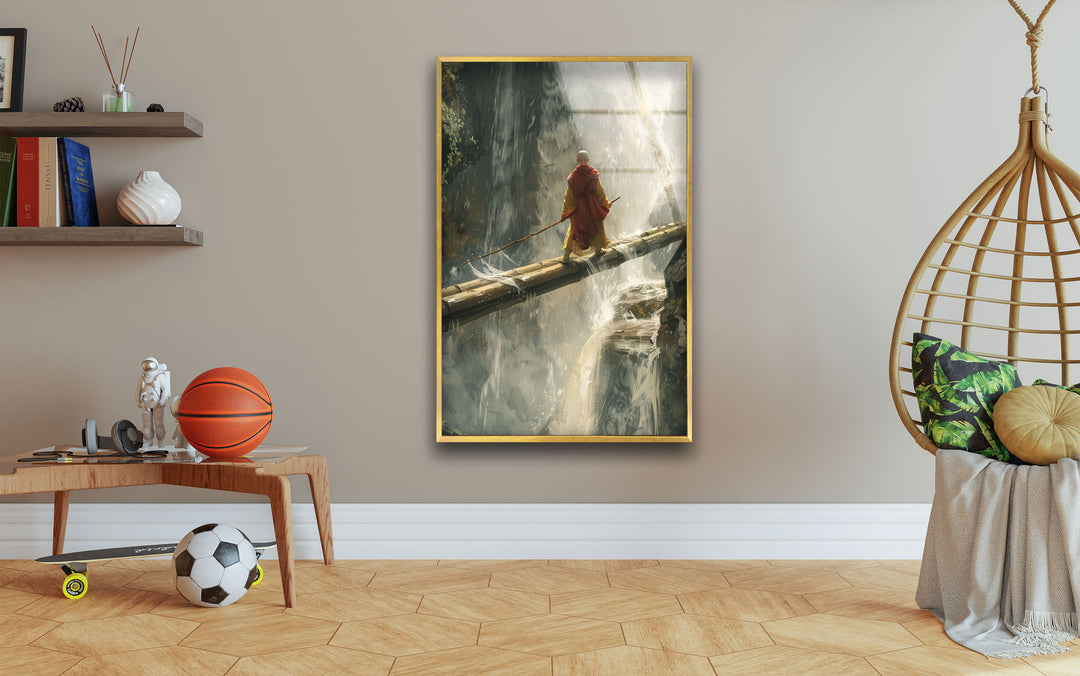 Aang Avatar Glass Wall Art photo print on glass, prints on glass wall art
