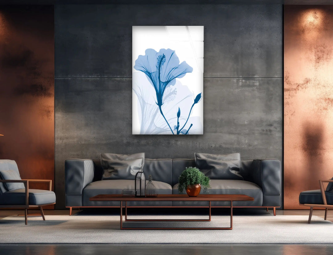 Albert Koetsier Hibiscus Chiller Glass Wall Art, art glass wall art, glass wall art pictures