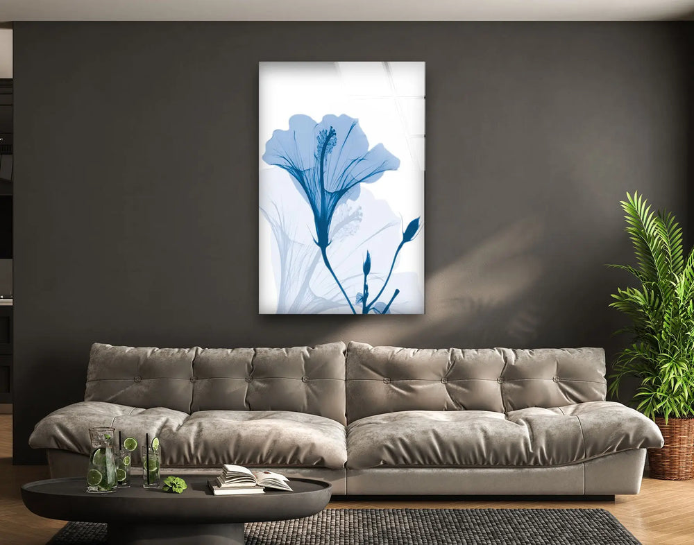 Albert Koetsier Hibiscus Chiller Glass Wall Art, glass wall decor, glass wall art decor