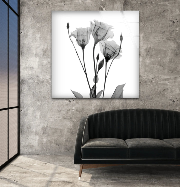 Albert Koetsier Tulip Tattoo Glass Wall Art, custom glass pictures, glass art prints