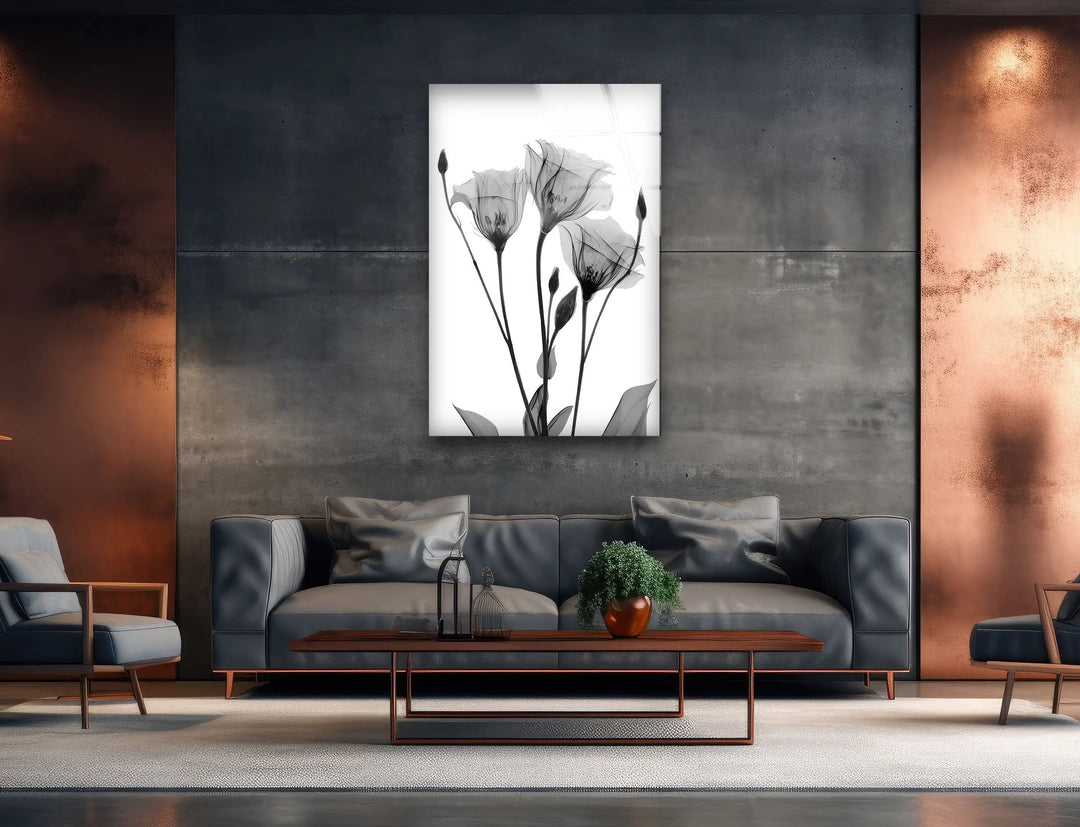 Albert Koetsier Tulip Tattoo Glass Wall Art, glass photo prints, glass picture prints