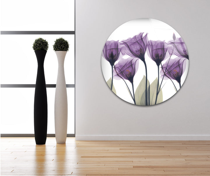 Albert Koetsier Royal Purple Gentian Glass Wall Art, glass image printing, glass prints from photos