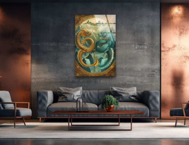 Ao Kuang & Ao Shun Glass Wall Art