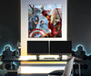 Avengers Glass Wall Art