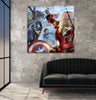 Avengers Glass Wall Art