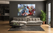 Avengers Glass Wall Art