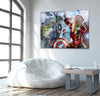 Avengers Glass Wall Art