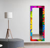 Stained Tempered Glass Wall Mirror