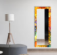 Stained Tempered Glass Wall Mirror