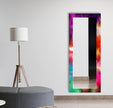 Stained Tempered Glass Wall Mirror