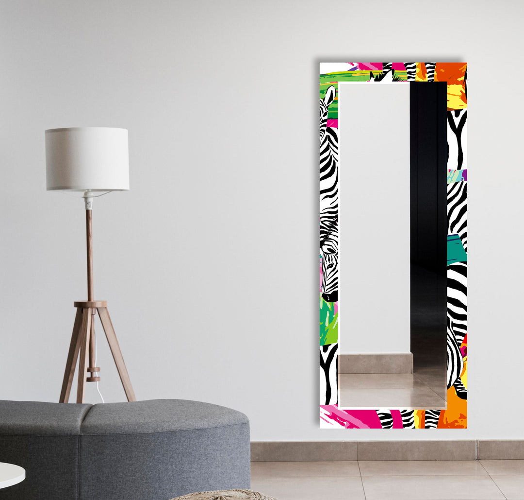 Zebra Wall Mirrors biggest wall mirror
