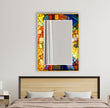 Stained Tempered Glass Wall Mirror