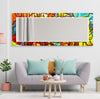 Stained Tempered Glass Wall Mirror