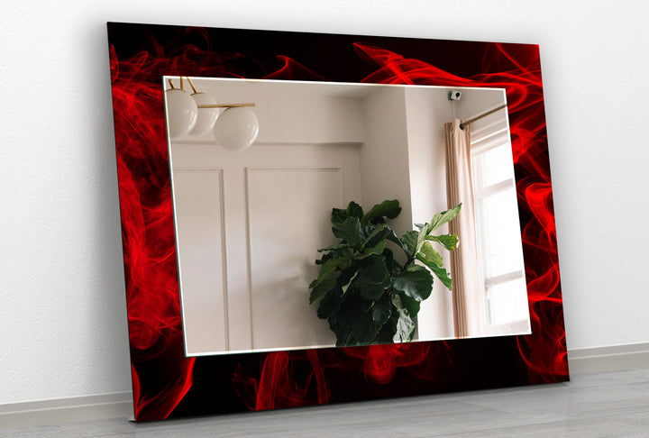 Red & Black Wall Mirror full body mirror
