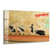 Banksy Tempered Glass Wall Art - Discover unique Banksy prints and elevate your home decor with the artist's iconic designs. Our collection of Banksy wall art and paintings for sale offers something for every taste. Purchase Banksy art today and bring contemporary flair to your walls.Artdesigna Glass Printing Wall Arts - Banksy original art for sale