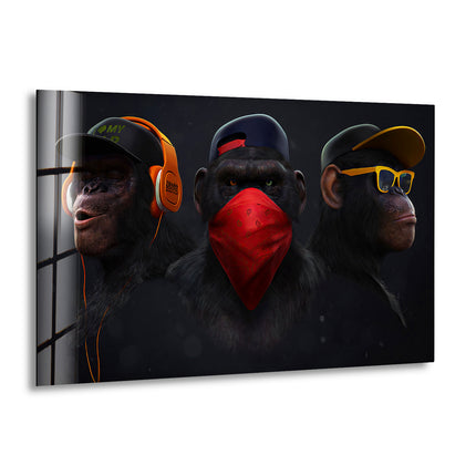3 Swag Monkeys Discover Banksy Glass Wall Art - Discover Banksy wall art for sale and bring unique, provocative designs into your home. Shop our extensive collection of Banksy art prints, including large Banksy wall art pieces, and make a bold statement with authentic Banksy paintings for sale.