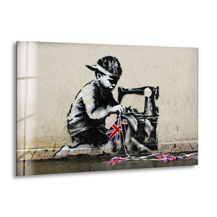 Banksy Uk Flag Glass Wall Art - Buy Banksy art and enhance your space with striking, modern designs. Our Banksy prints for sale include a variety of options, from large wall art to smaller prints. Find Banksy artwork for sale that fits your style and makes a statement in any room.