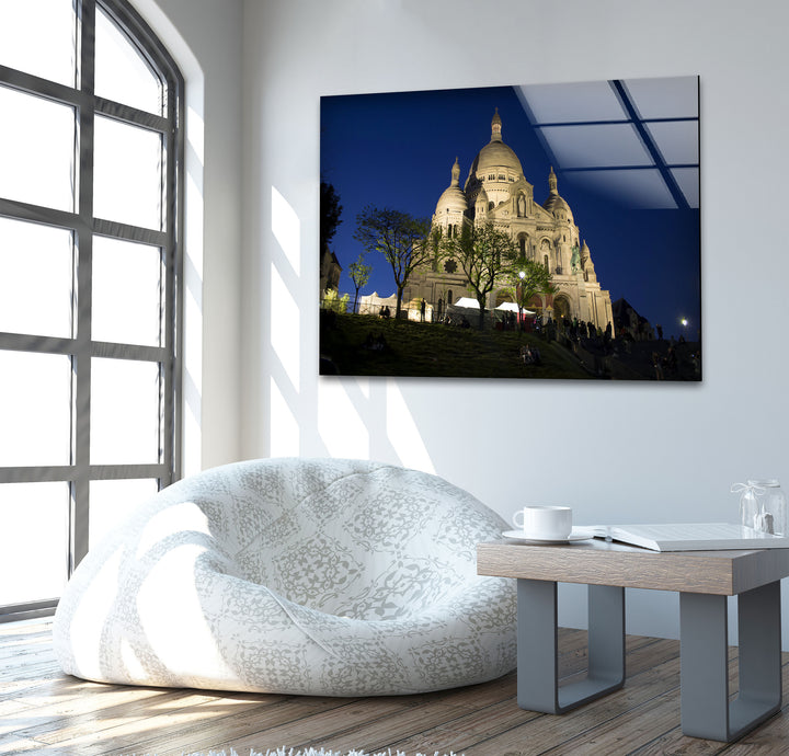 🖼️ Elegant & Timeless: Sacré-Cœur Basilica Night View
