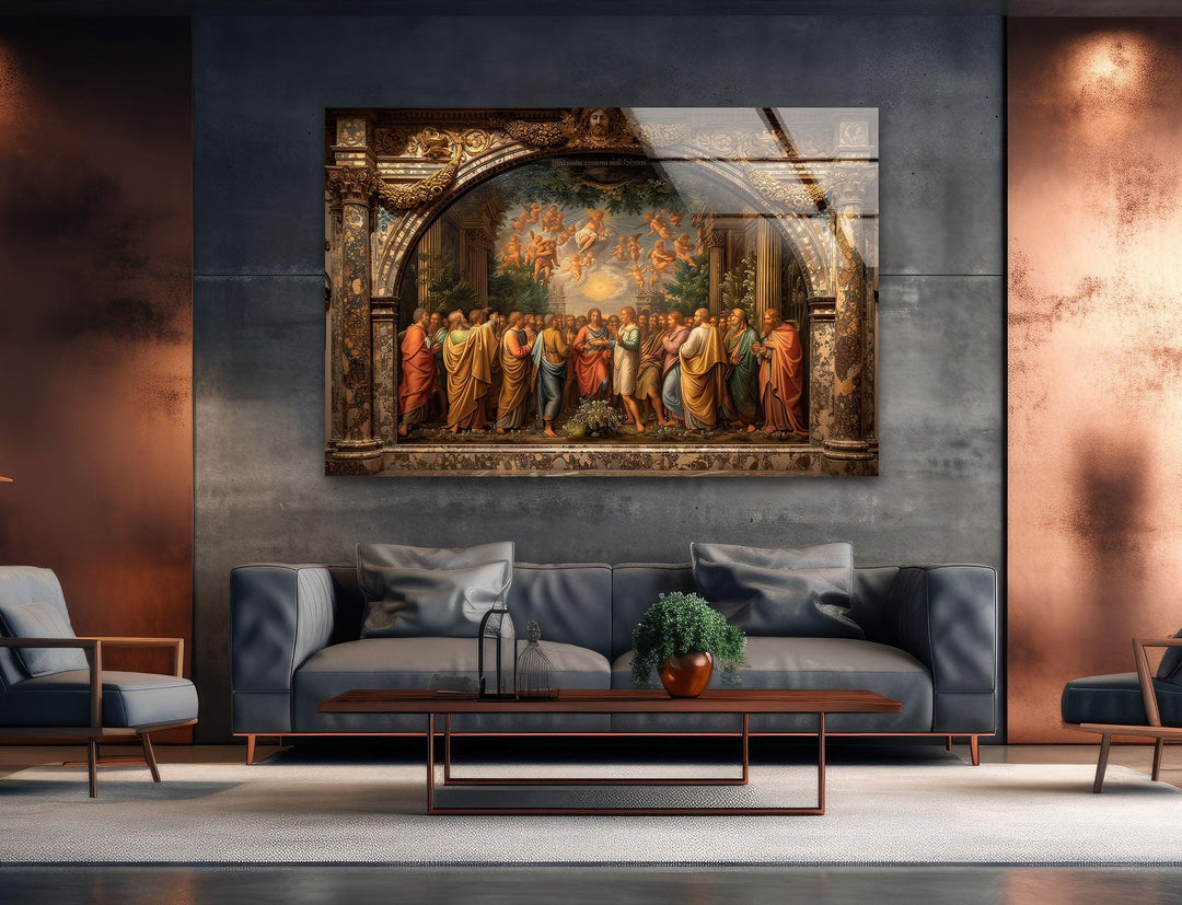 Caravaggio Paints Glass Wall Art large glass photo prints, glass wall photos
