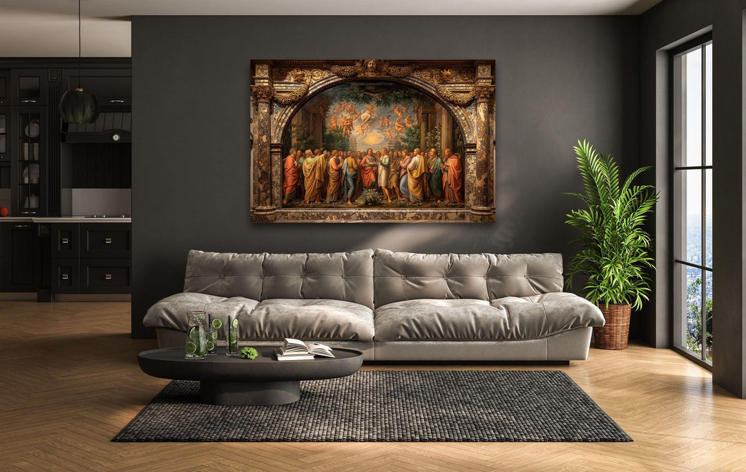 Caravaggio Paints Glass Wall Art glass photo prints, glass picture prints
