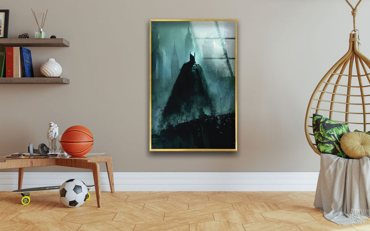 Batman Glass Wall Art photo print on glass, prints on glass wall art
