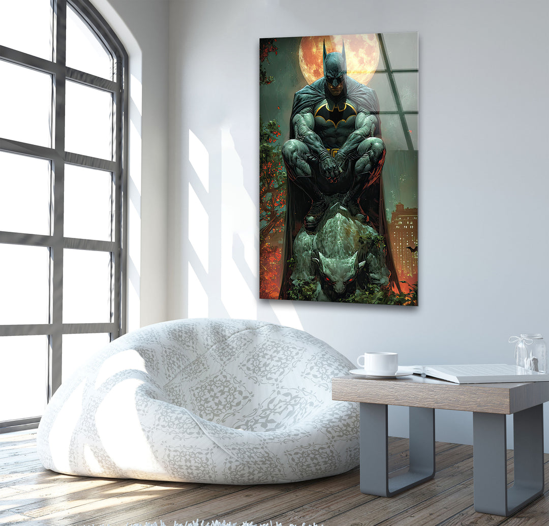 Batman Art Glass Wall Art glass pictures for Wall, glass prints wall art
