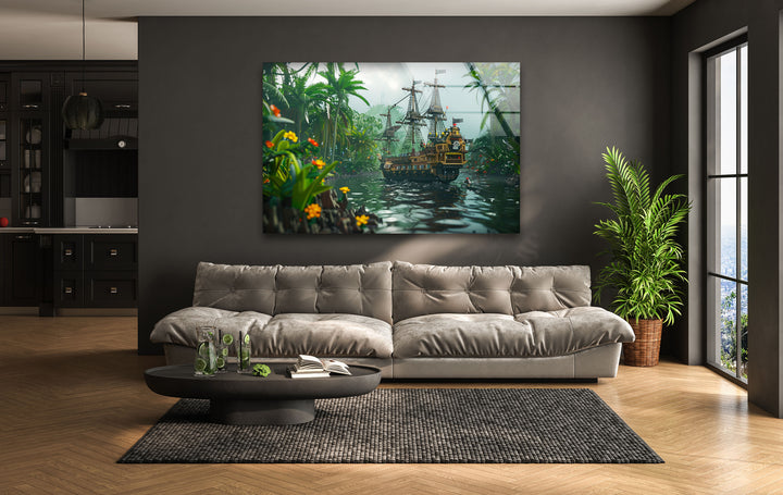 Black Pearl Lego Glass Wall Art glass pictures for Wall, glass prints wall art