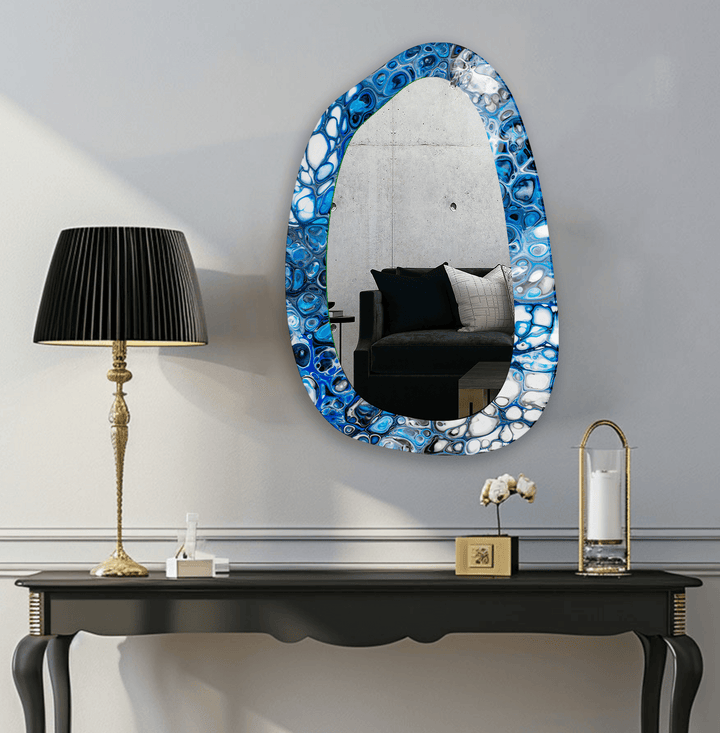 Mirrored wall art showcasing creative shapes and patterns to elevate your wall decor
