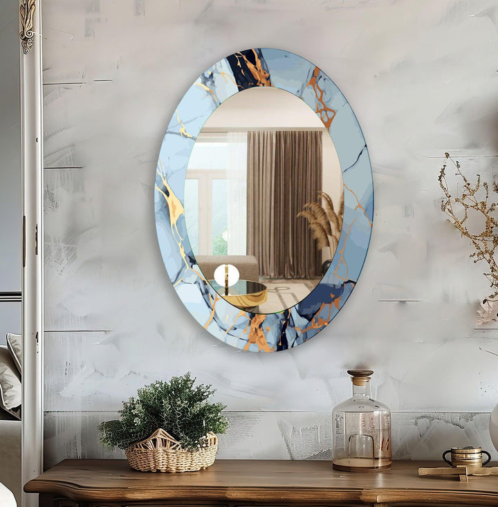 Dining Room Oval Wall Mirror