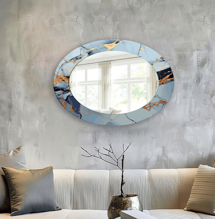 Dining Room Oval Wall Mirror