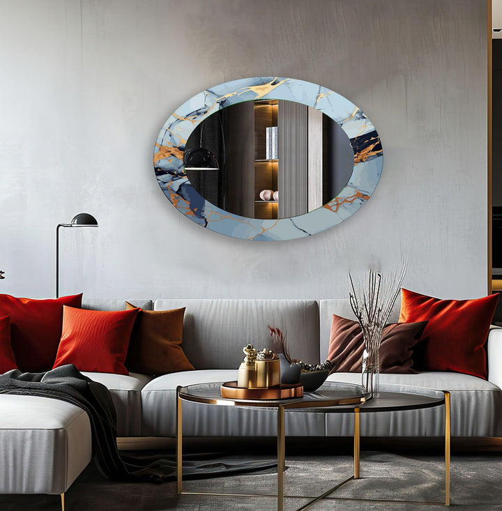 Dining Room Oval Wall Mirror