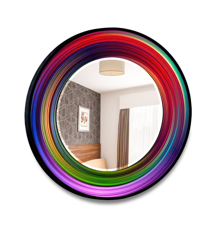 Colored Circles Wall Mirror