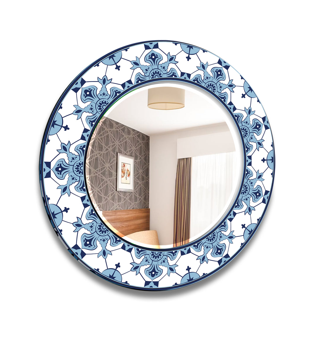 Patterned Mandala Design Wall Mirror Modern Mirror
