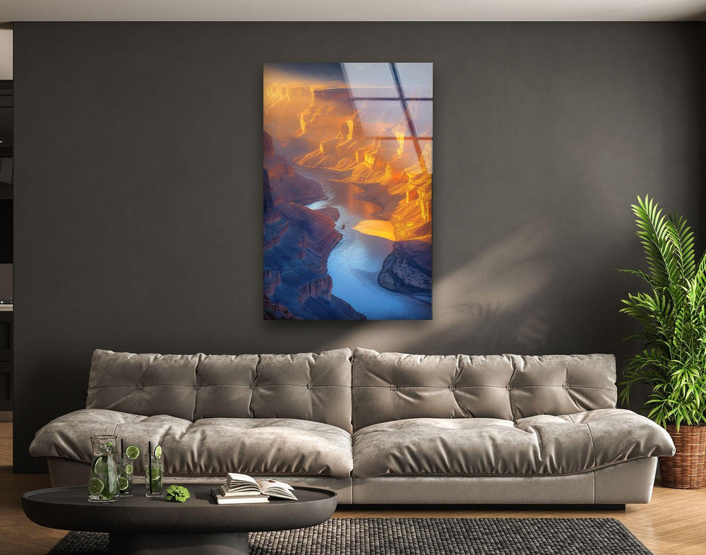 Death Valley Glass Wall Art photo print on glass, prints on glass wall art