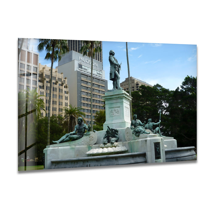 King José I Statue: Iconic Landmark in Rio on Glass Wall Art
