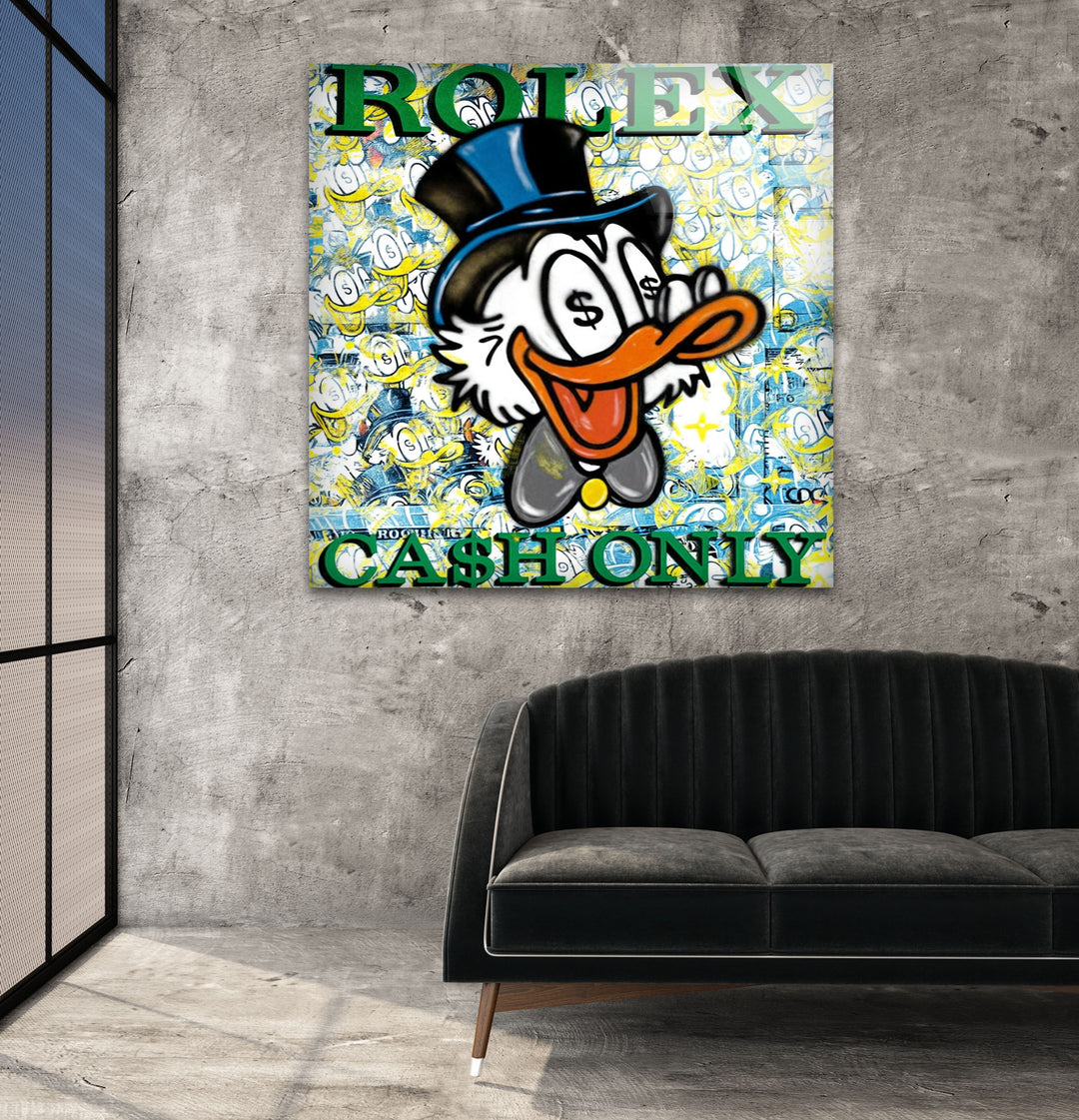 Cash Only Glass Wall Art stained glass wall art, stained glass wall decor
