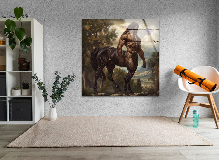 Centaur Glass Wall Art print on glass, glass printed photos
